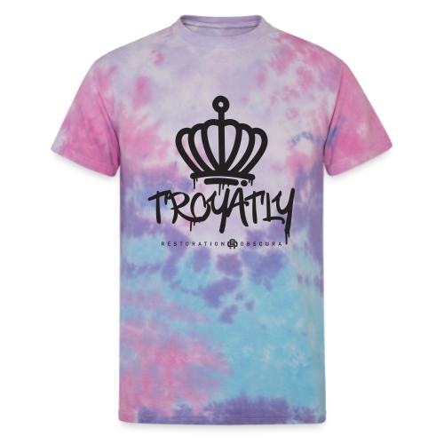 RO Troyalty Tag Dark - Unisex Tie Dye T-Shirt