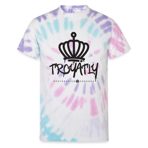 RO Troyalty Tag Dark - Unisex Tie Dye T-Shirt