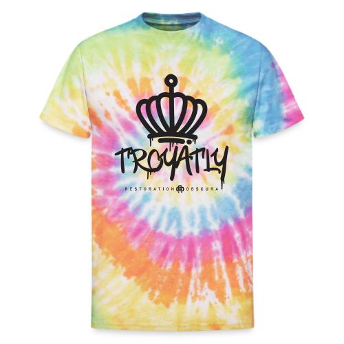 RO Troyalty Tag Dark - Unisex Tie Dye T-Shirt