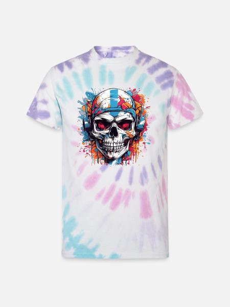 Crane Artistic - Unisex Tie Dye T-Shirt - Pastel Spiral