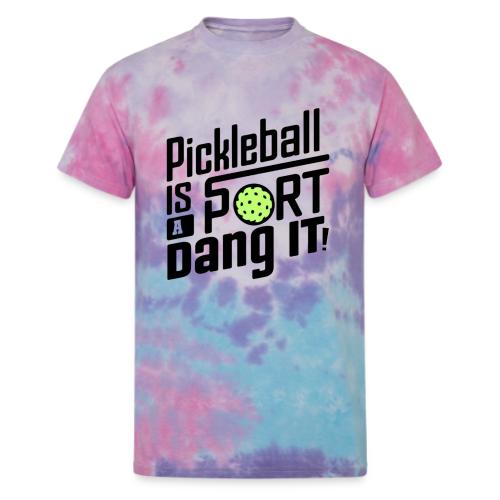 Funny Pickleball Design for Pickleball Lovers - Unisex Tie Dye T-Shirt