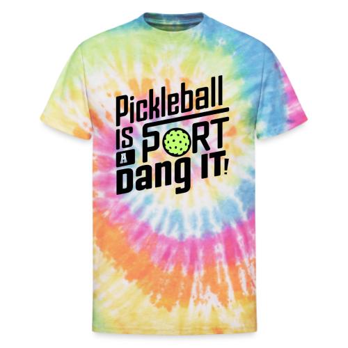 Funny Pickleball Design for Pickleball Lovers - Unisex Tie Dye T-Shirt