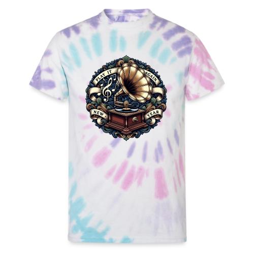 Ornate Phonograph T-Shirt - Unisex Tie Dye T-Shirt