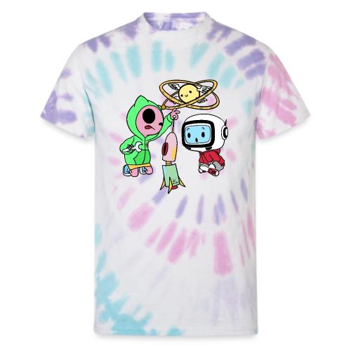VRX Friends Spaceship - Unisex Tie Dye T-Shirt