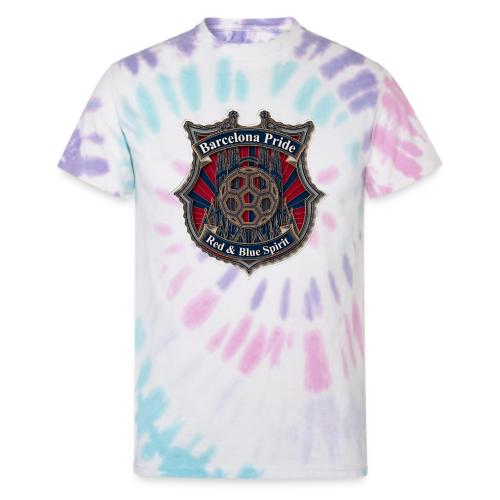 Barcelona Scarlet Pride T Shirt, Soccer City Gift - Unisex Tie Dye T-Shirt