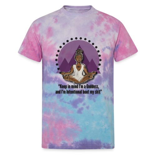 Meditating Goddess - Unisex Tie Dye T-Shirt