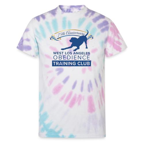 75th Transparent Background - Unisex Tie Dye T-Shirt