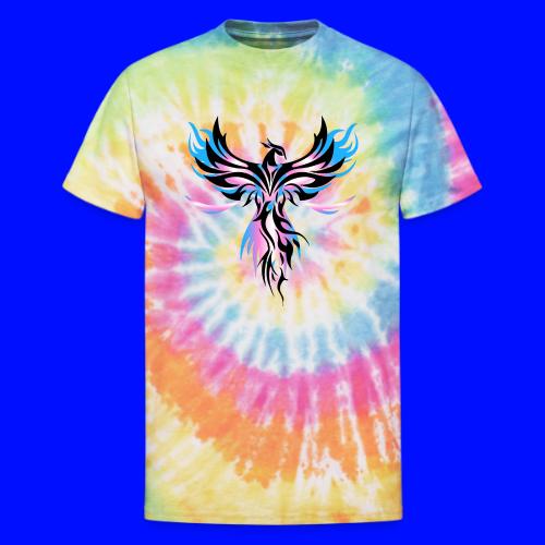 Transflag Phoenix - Unisex Tie Dye T-Shirt