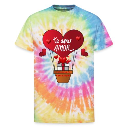 Fashion Valentine's Day Hearts, Gifts February 14 - Unisex Tie Dye T-Shirt