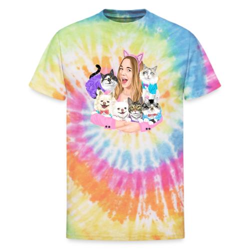 Jahnnalee & The Furry Kiddos - Unisex Tie Dye T-Shirt