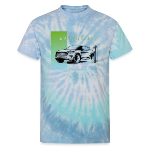 evangelist Ford Mustang Mach E - Unisex Tie Dye T-Shirt