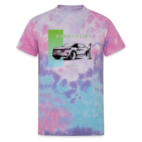 evangelist Ford Mustang Mach E - Unisex Tie Dye T-Shirt