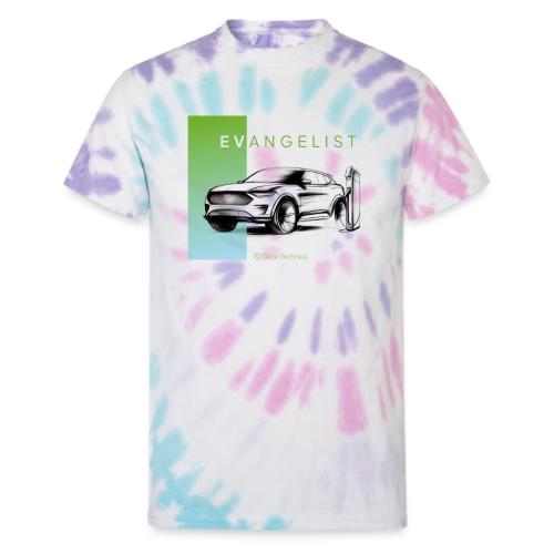 evangelist Ford Mustang Mach E - Unisex Tie Dye T-Shirt