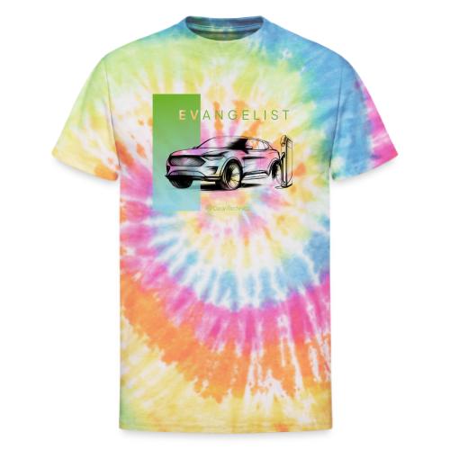evangelist Ford Mustang Mach E - Unisex Tie Dye T-Shirt