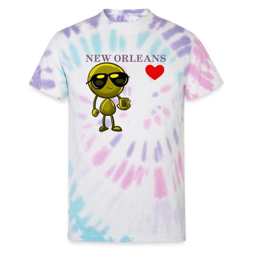 Smoon City_New Orleans - Unisex Tie Dye T-Shirt
