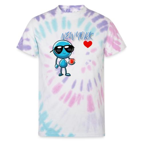 Smoon City_New York - Unisex Tie Dye T-Shirt