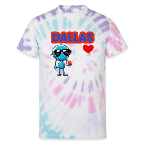 Smoon City_Dallas - Unisex Tie Dye T-Shirt