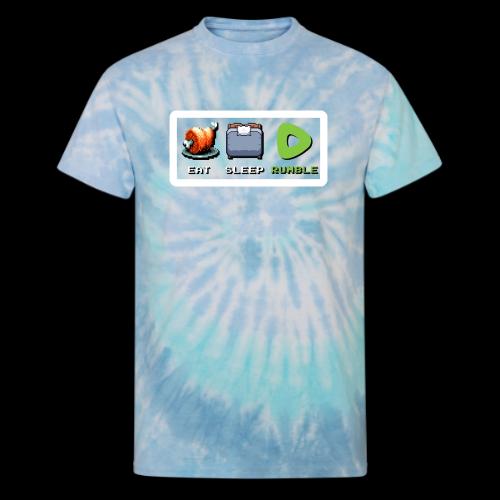 Eat Sleep Rumble merch - Unisex Tie Dye T-Shirt