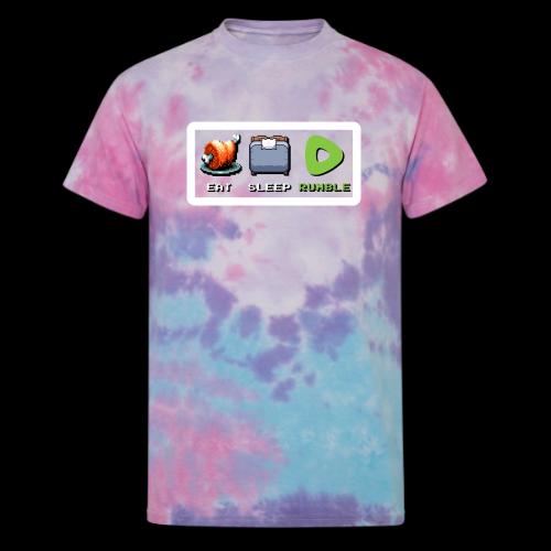 Eat Sleep Rumble merch - Unisex Tie Dye T-Shirt