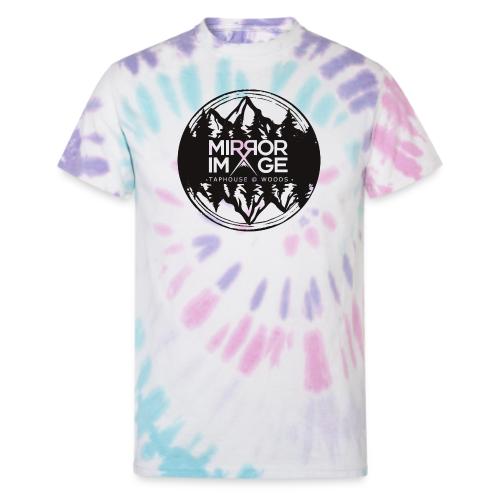 Mirroratwoods FINAL transparent - Unisex Tie Dye T-Shirt