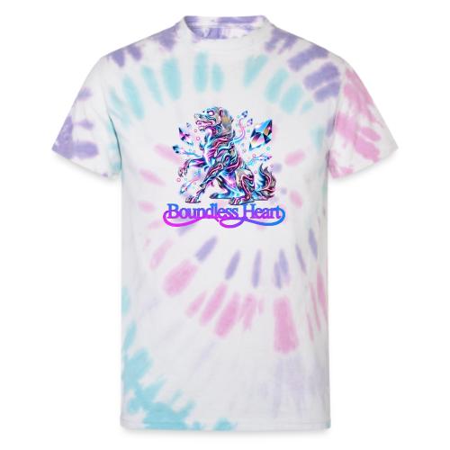 Boundless Heart Neon Galaxy Dog Shirt - Unisex Tie Dye T-Shirt