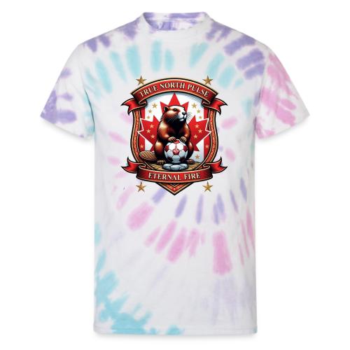 Canada Beaver Crest T-Shirt, Pride Badge Gift - Unisex Tie Dye T-Shirt