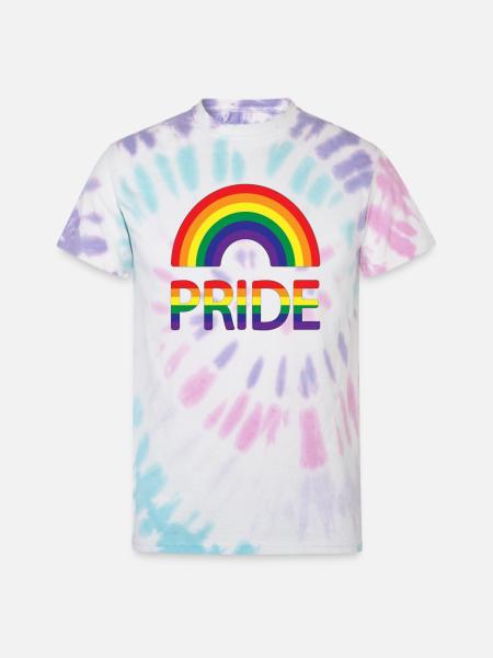 Unique design t-shirts - Unisex Tie Dye T-Shirt - Pastel Spiral