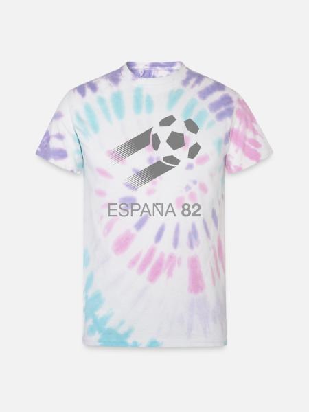1982 World Cup Espana - Unisex Tie Dye T-Shirt - Pastel Spiral