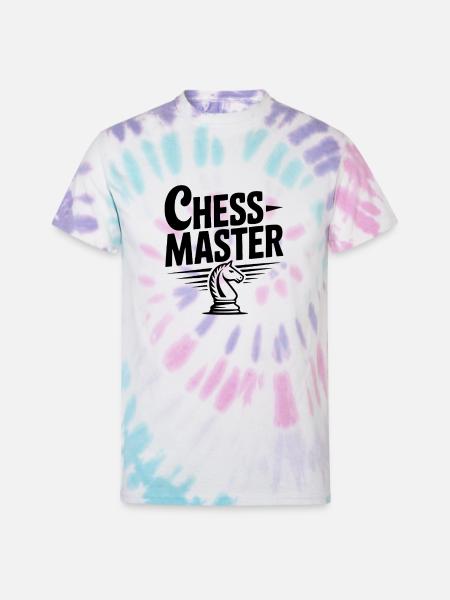 Chess Master Knight - Unisex Tie Dye T-Shirt - Pastel Spiral