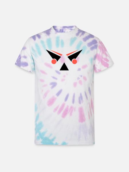 NINJA Stealth Cap - Unisex Tie Dye T-Shirt - Pastel Spiral