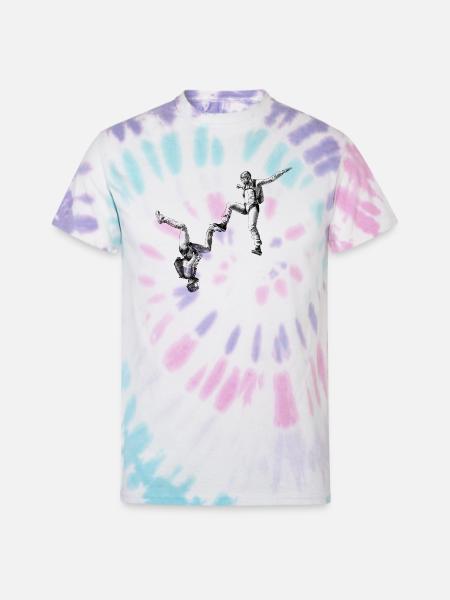 Freefly - Unisex Tie Dye T-Shirt - Pastel Spiral