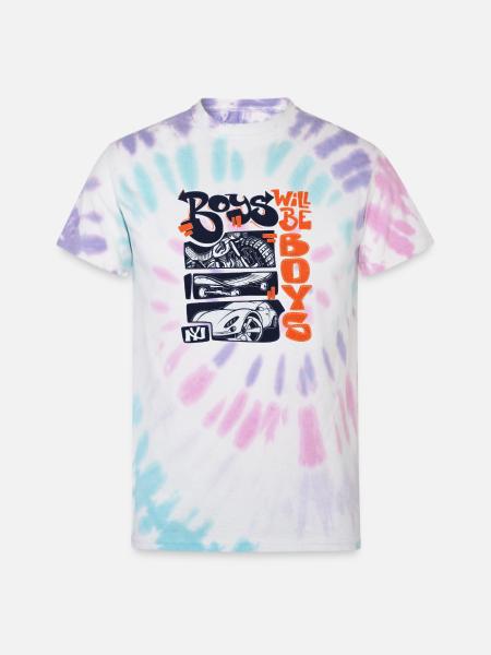 Roys Wheels & Sneakers - Unisex Tie Dye T-Shirt - Pastel Spiral