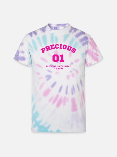 Precious 01 - Unisex Tie Dye T-Shirt - Pastel Spiral