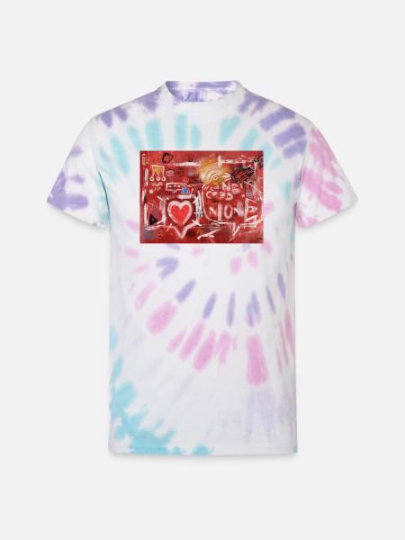 Connected Alone - Unisex Tie Dye T-Shirt - Pastel Spiral