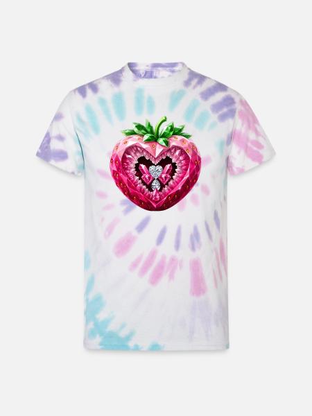UNIQUELY DELICIOUS - Unisex Tie Dye T-Shirt - Pastel Spiral