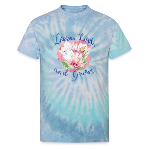 beautiful flower message - Unisex Tie Dye T-Shirt