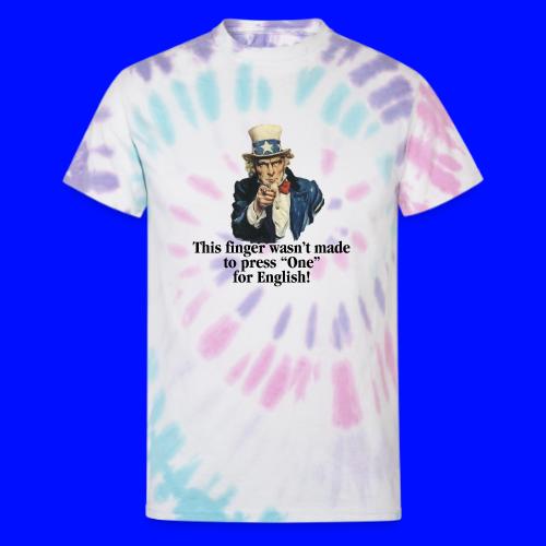 Uncle Sam - Finger - Unisex Tie Dye T-Shirt