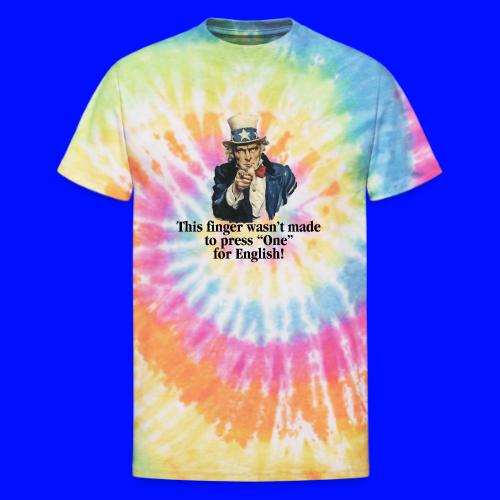 Uncle Sam - Finger - Unisex Tie Dye T-Shirt
