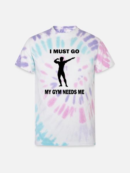 mygym - Unisex Tie Dye T-Shirt - Pastel Spiral