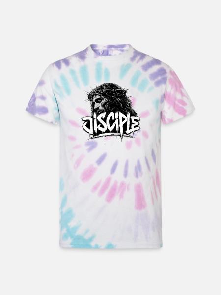 Disciples - Unisex Tie Dye T-Shirt - Pastel Spiral
