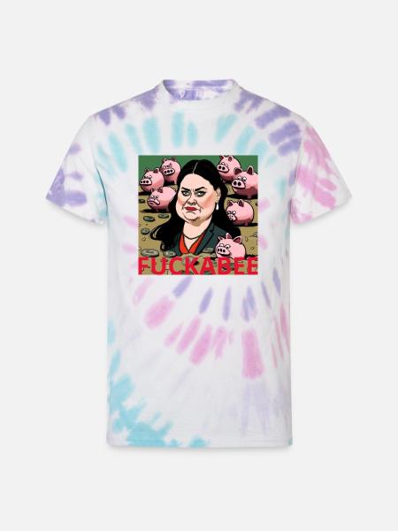 Sarah Fuckabee Sanders - Unisex Tie Dye T-Shirt - Pastel Spiral
