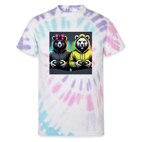 Gamer Bears - Unisex Tie Dye T-Shirt