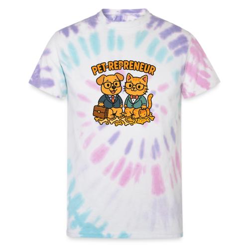Pets in Suits - Unisex Tie Dye T-Shirt