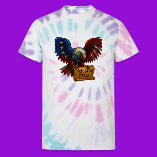 Veterans Press Bald Eagle - Unisex Tie Dye T-Shirt