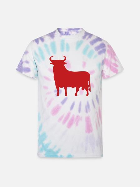 Spanish Bull - Unisex Tie Dye T-Shirt - Pastel Spiral
