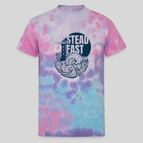 Steadfast - dark blue - Unisex Tie Dye T-Shirt