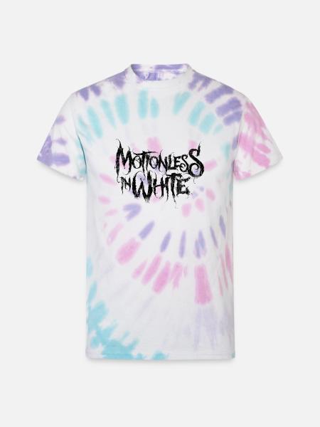 Motionless In White - Unisex Tie Dye T-Shirt - Pastel Spiral