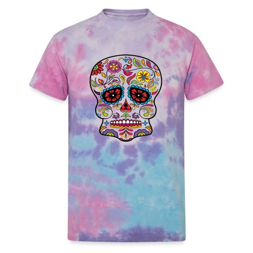 Skull - Unisex Tie Dye T-Shirt