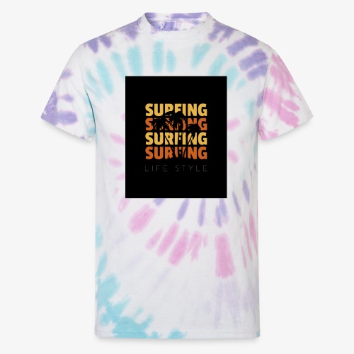 Surfing Life Style - Unisex Tie Dye T-Shirt