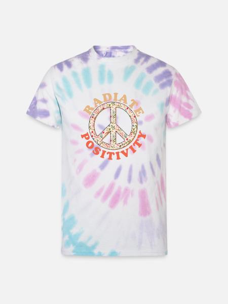 Radiate Positivity - Unisex Tie Dye T-Shirt - Pastel Spiral